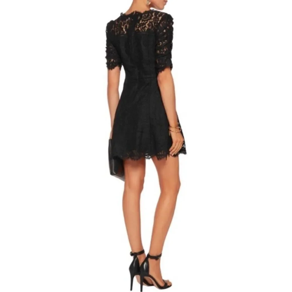 Joie Riya Black Lace Cocktail Dress Size 2